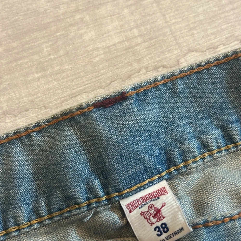 TRUE‎ RELIGION Ricky Flap Relaxed Straight Fit Jeans Size 38